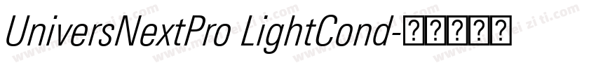 UniversNextPro LightCond字体转换